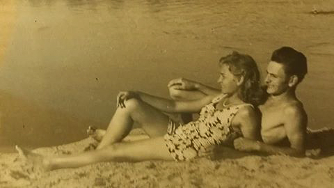 johan and Sylvia Walter in the 1950s  ~~  