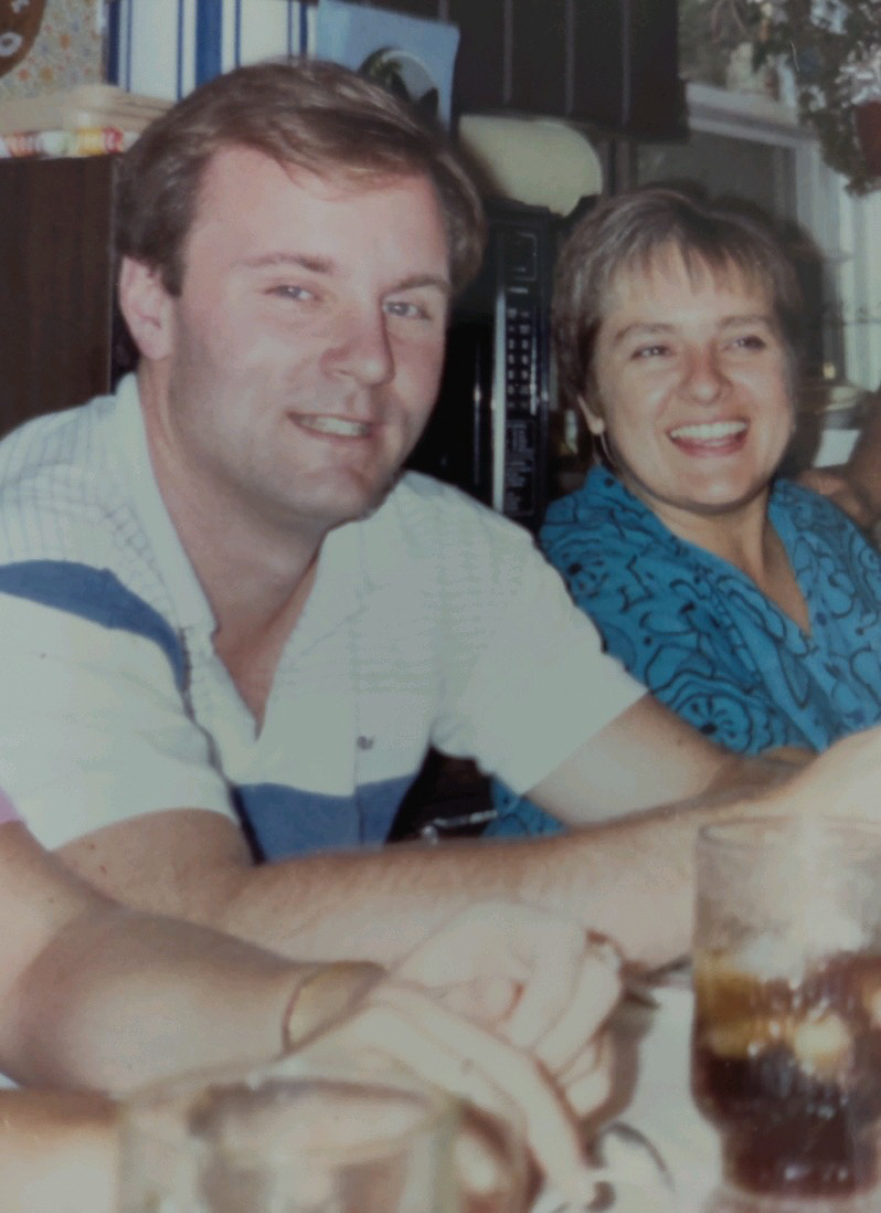 Tom and Gert in maybe the 1980s  ~~  