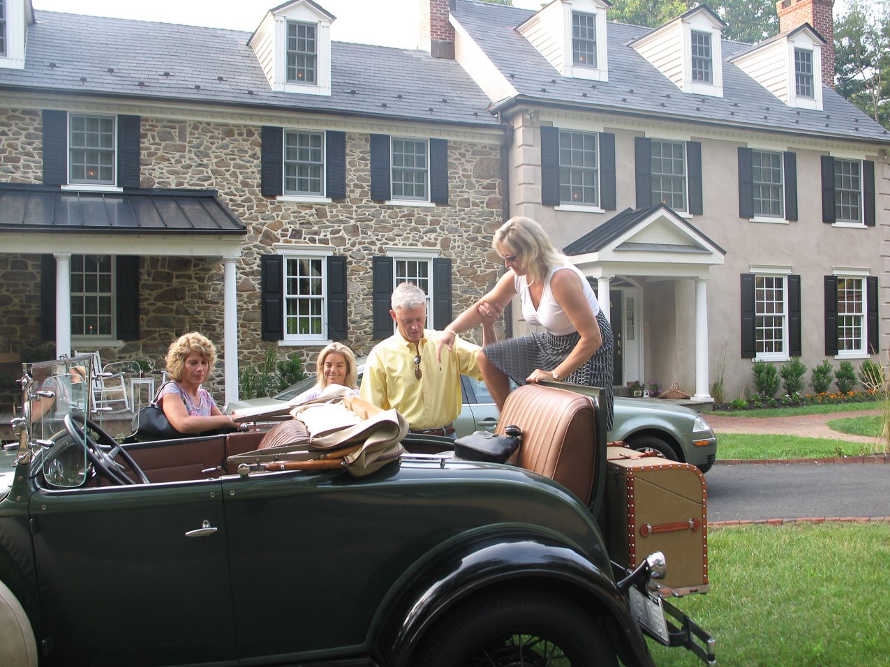   ~~  Off to dinner in the 