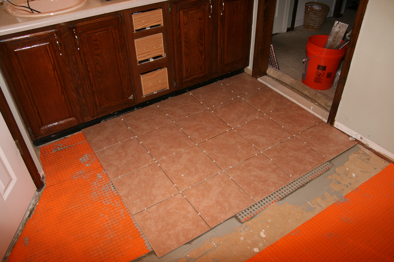 master bath needing a new floor  ~~  