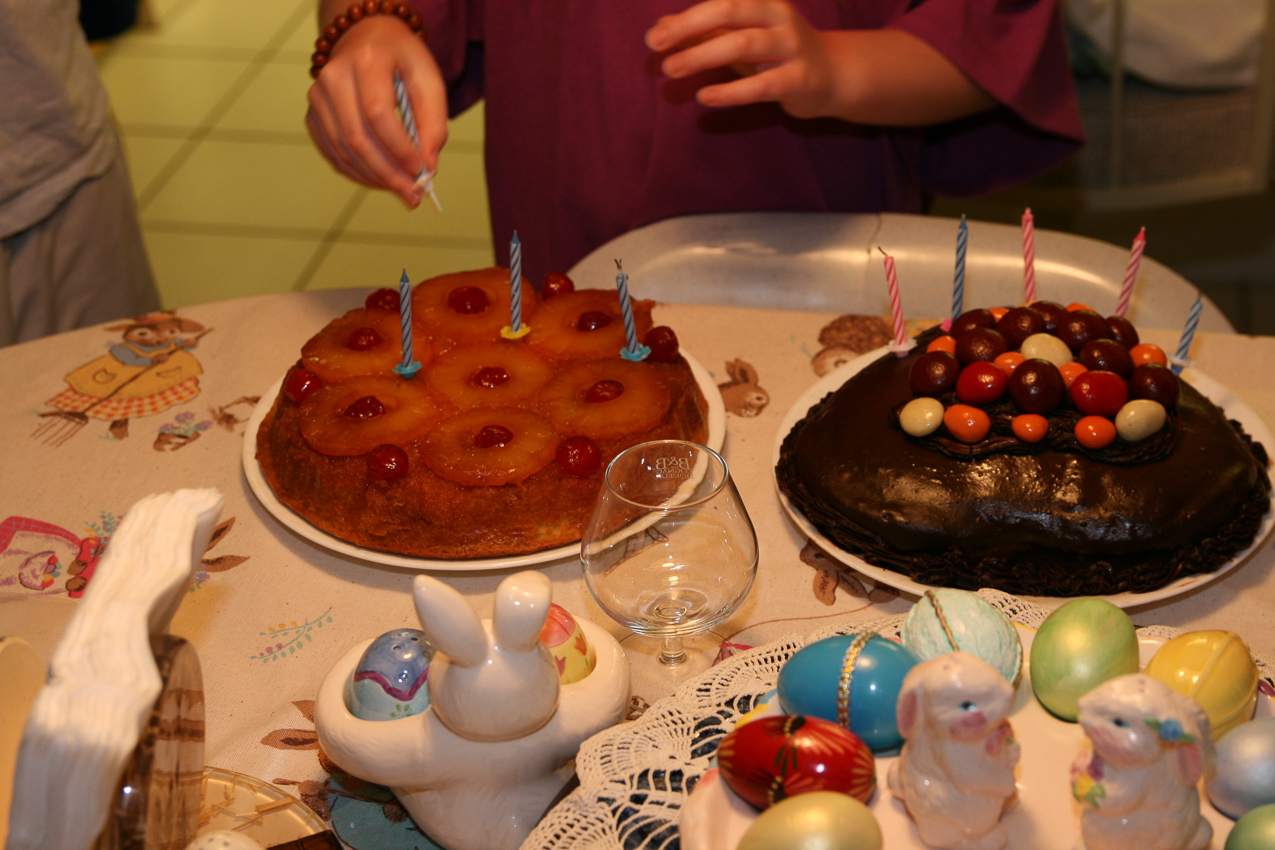 Pop pop and Mary celebrated a b-day in April  ~~  