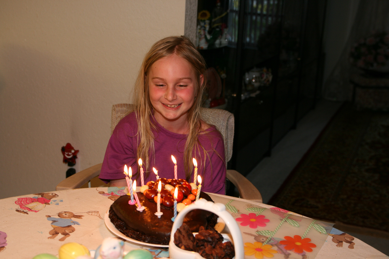 Mary will be 9 in a few weeks  ~~  