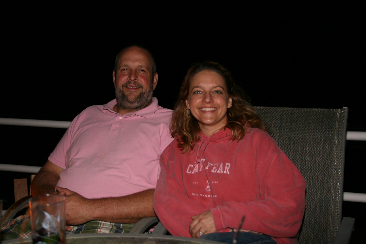 Great night with a fire in John's backyard  ~~  