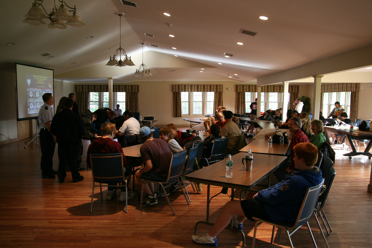 USCG Course Tom taught  ~~  The Gerhkes, Daniel and Quinn.  They ALL passed and now have a Federal boating license.