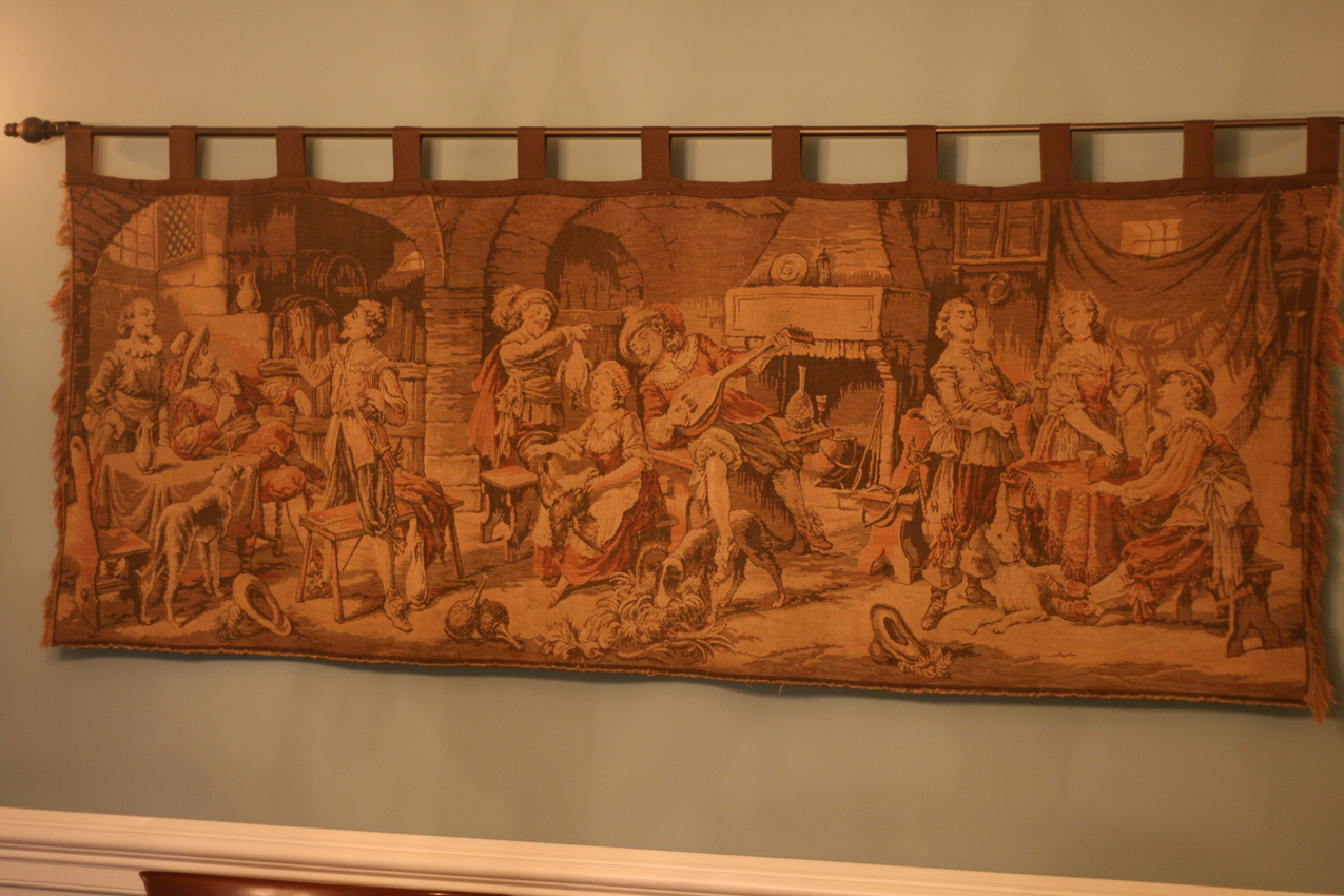 Tapestry from my great grandfather Michael Donohoe's office from the early 1900s or late 1880s  ~~  