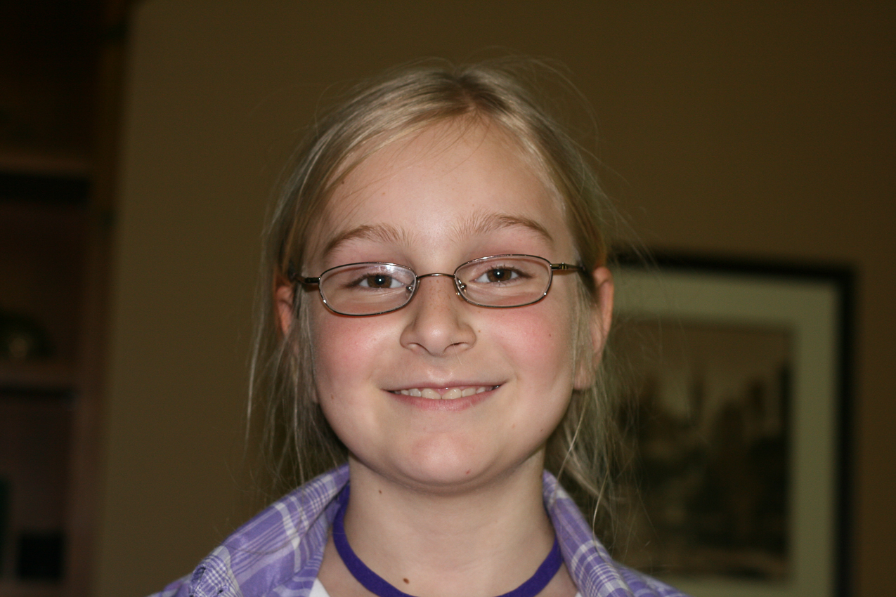 Mary wearing her specs  ~~  