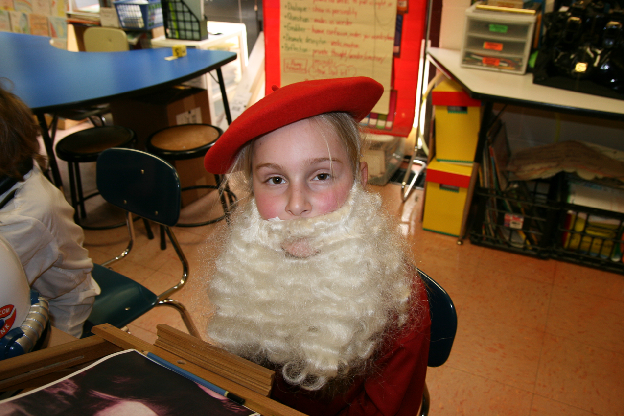 Leonardo Davinci  ~~  no wonder she is such a good artist