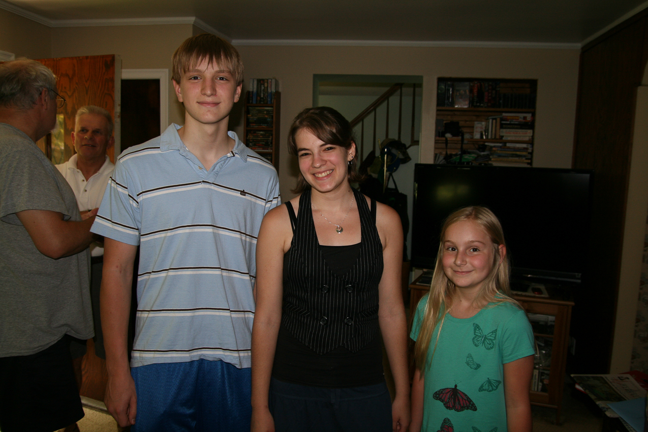 Jackie graduating with Dan and Mary in PA.  ~~  