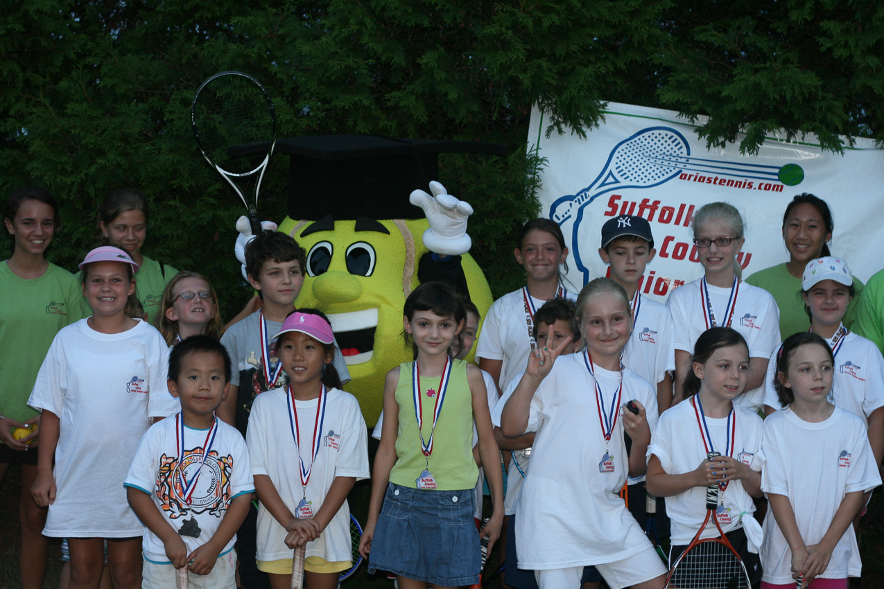 Sulfolk County Tennis Awards  ~~  Mary gets tennis award