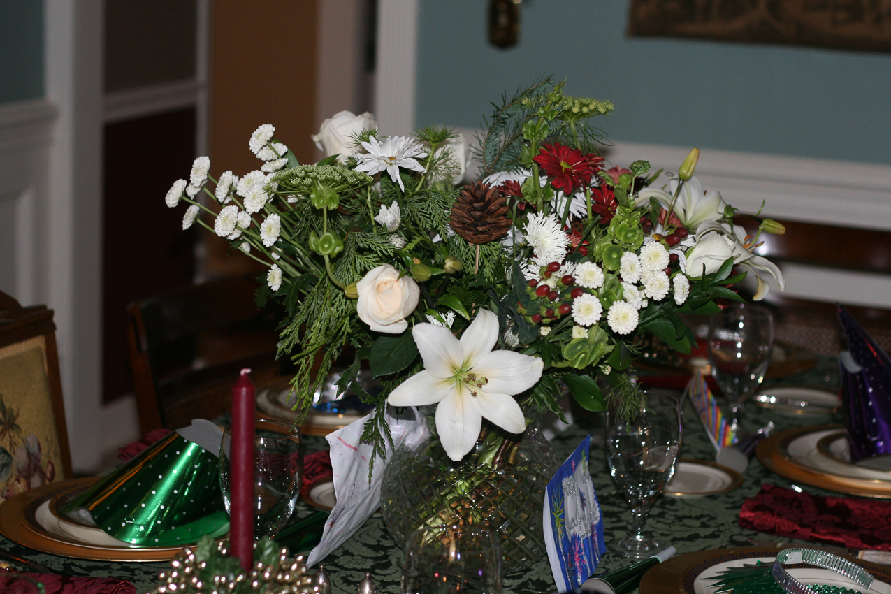 New Years Dinner 2010  ~~  Flowers