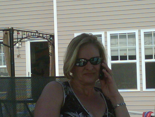 Gret calling back home to check on Kiki  ~~  