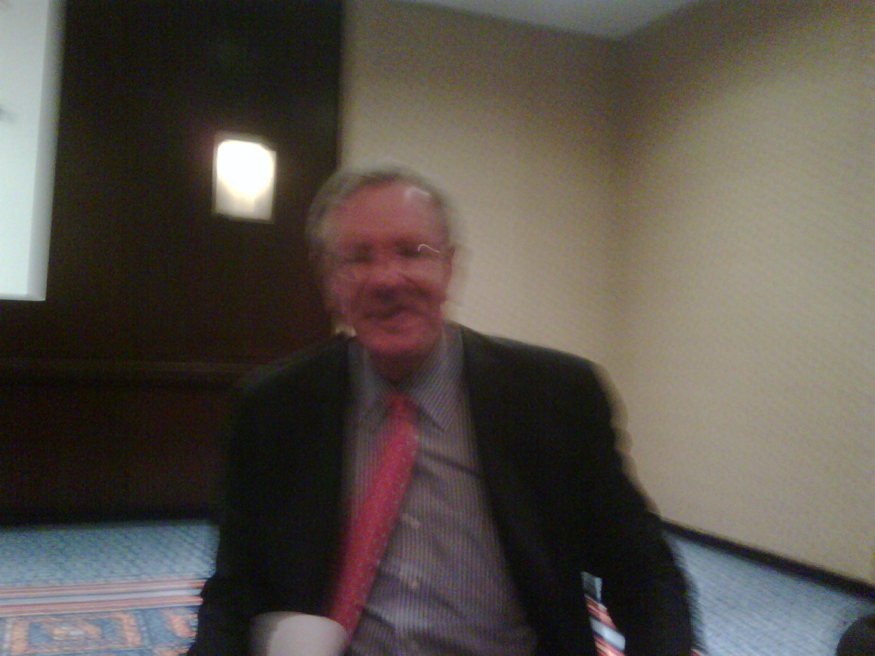 Steve Forbes  ~~  I sat and had lunch with him at the Marriott Marquis on May 2010 at the CIO Conference