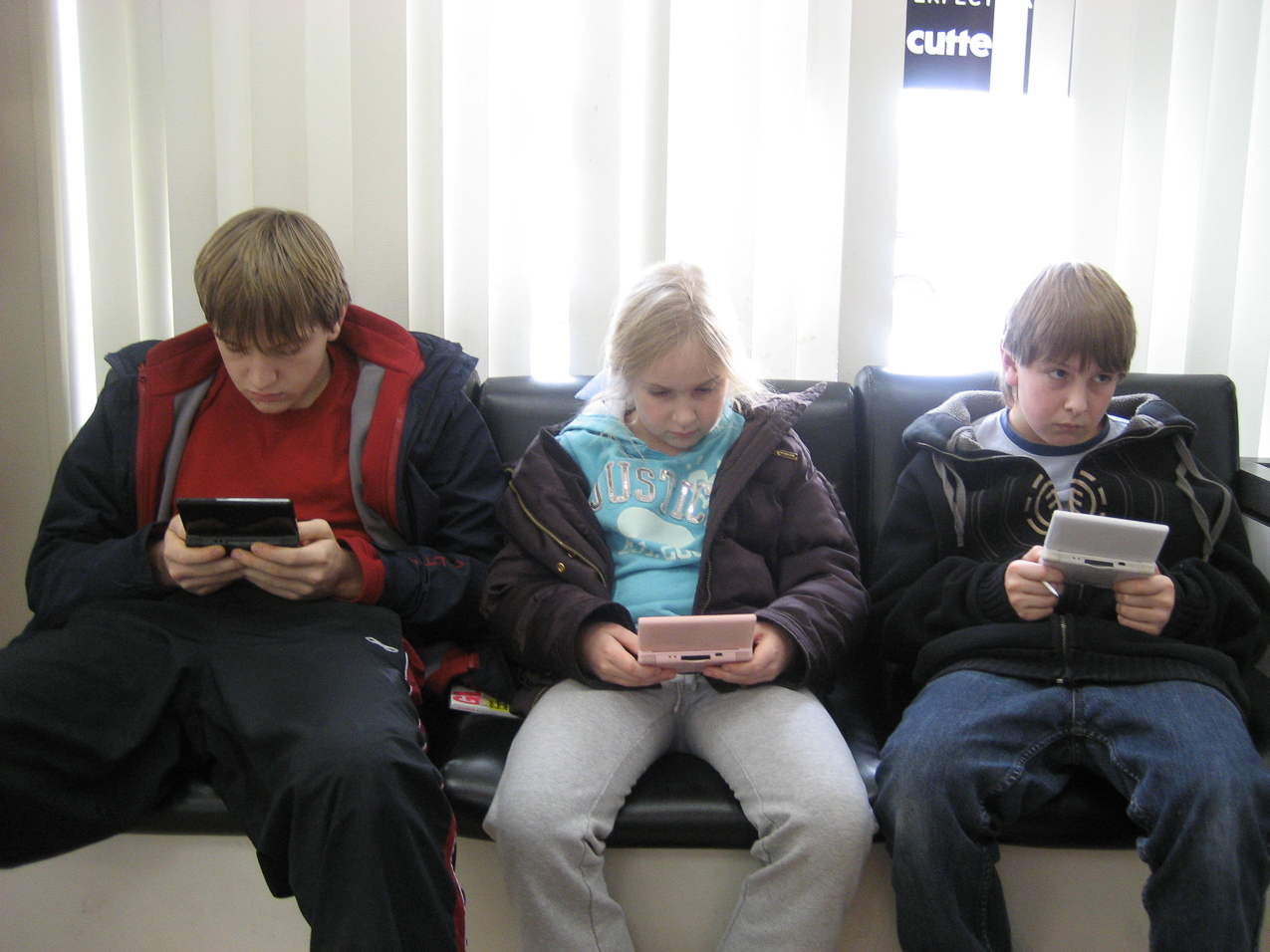 hmmmm i think they are keeping themselves busy?  ~~  like the Crackberry Prayer positon