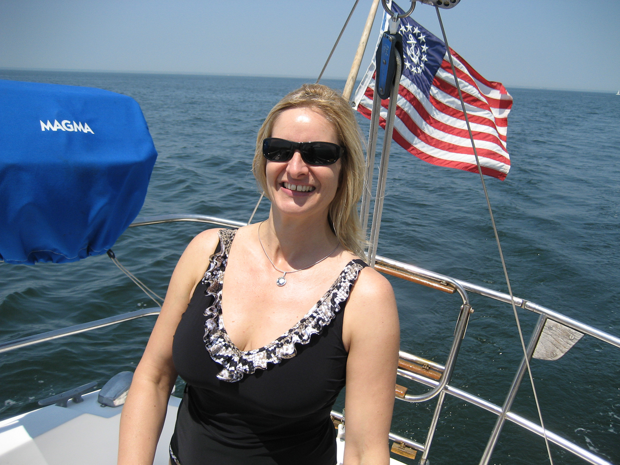 The Admiral at the helm  ~~  