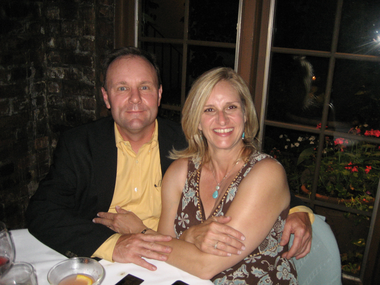 20th Wedding Anniversary Dinner  ~~  One if by Land in Manhatten.