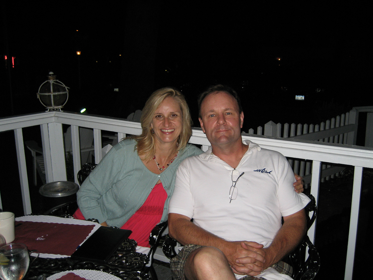 Casual Dinner at Brian Scott's Restaurant near our house.  ~~  