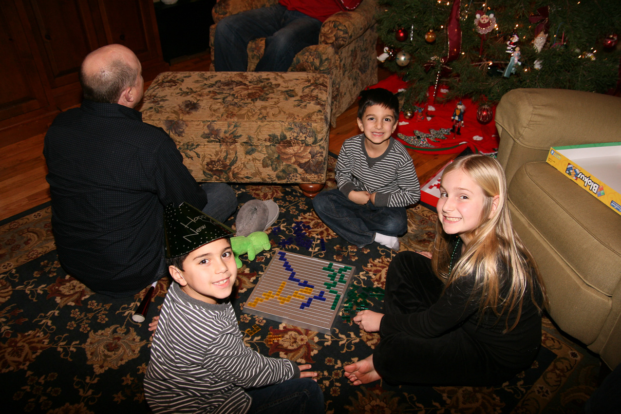 The neighbors were all gathered  ~~  