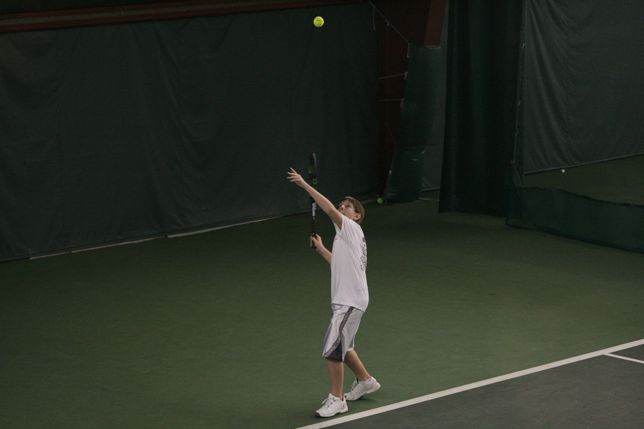 Quinn at Tennis match  ~~  Serving up an ACE?