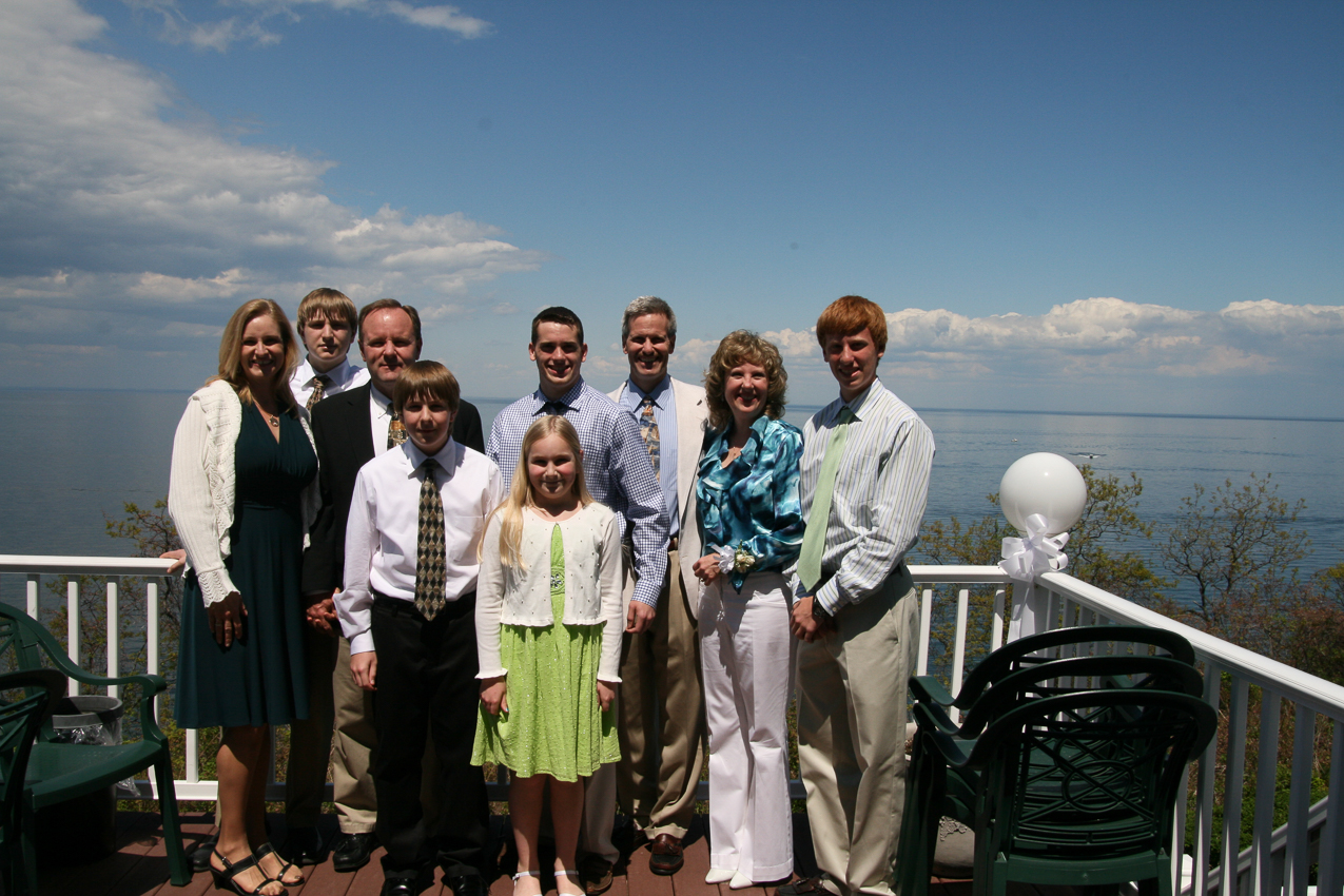 The Lynch and Gehrke Families on Mother's Day  ~~  Lombardi's on the Sound at Port Jeff Country Club