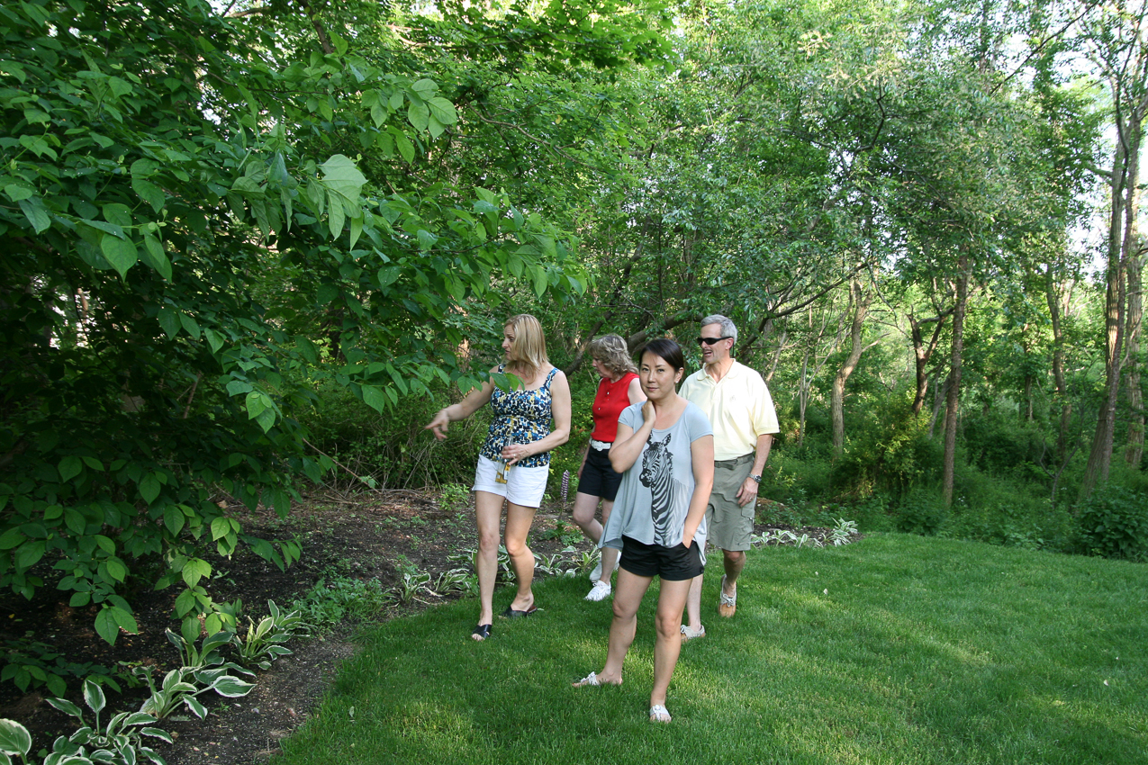 checking out the plantings on Memorial Day  ~~  