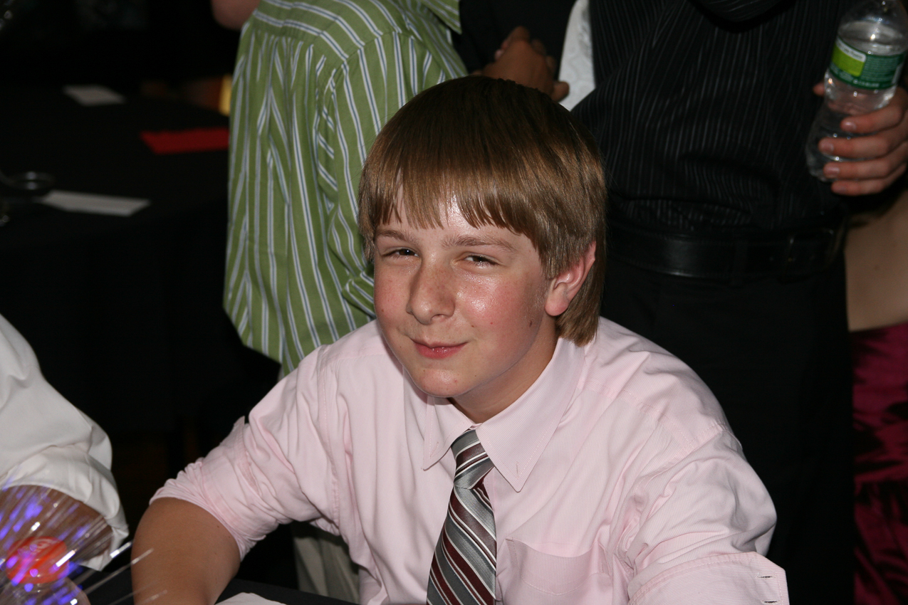 Quinn ba da bing!  ~~  The graduate.  He got a few awards also.