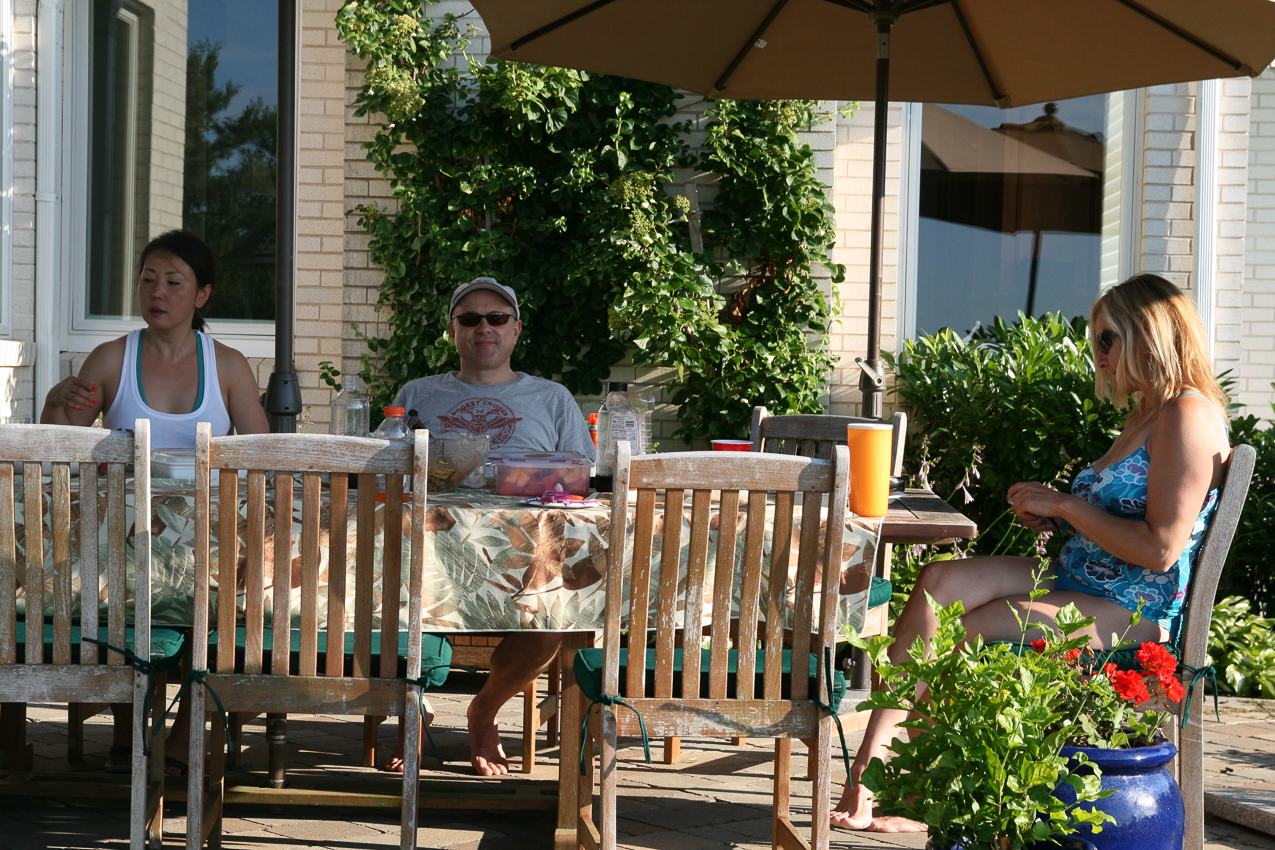 Tough day relaxing at the 