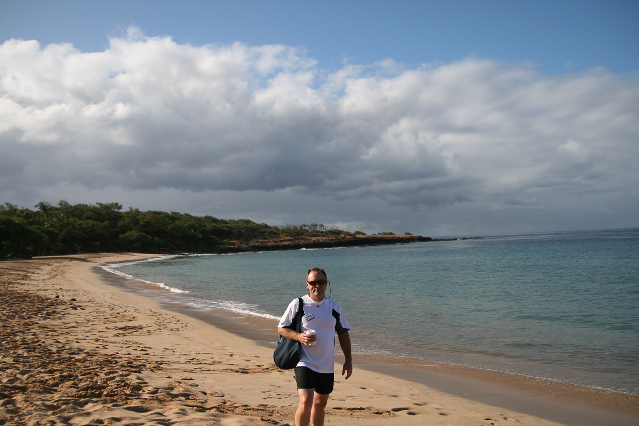 Four Season's  at Manele Bay  ~~  Down at the bay beach.