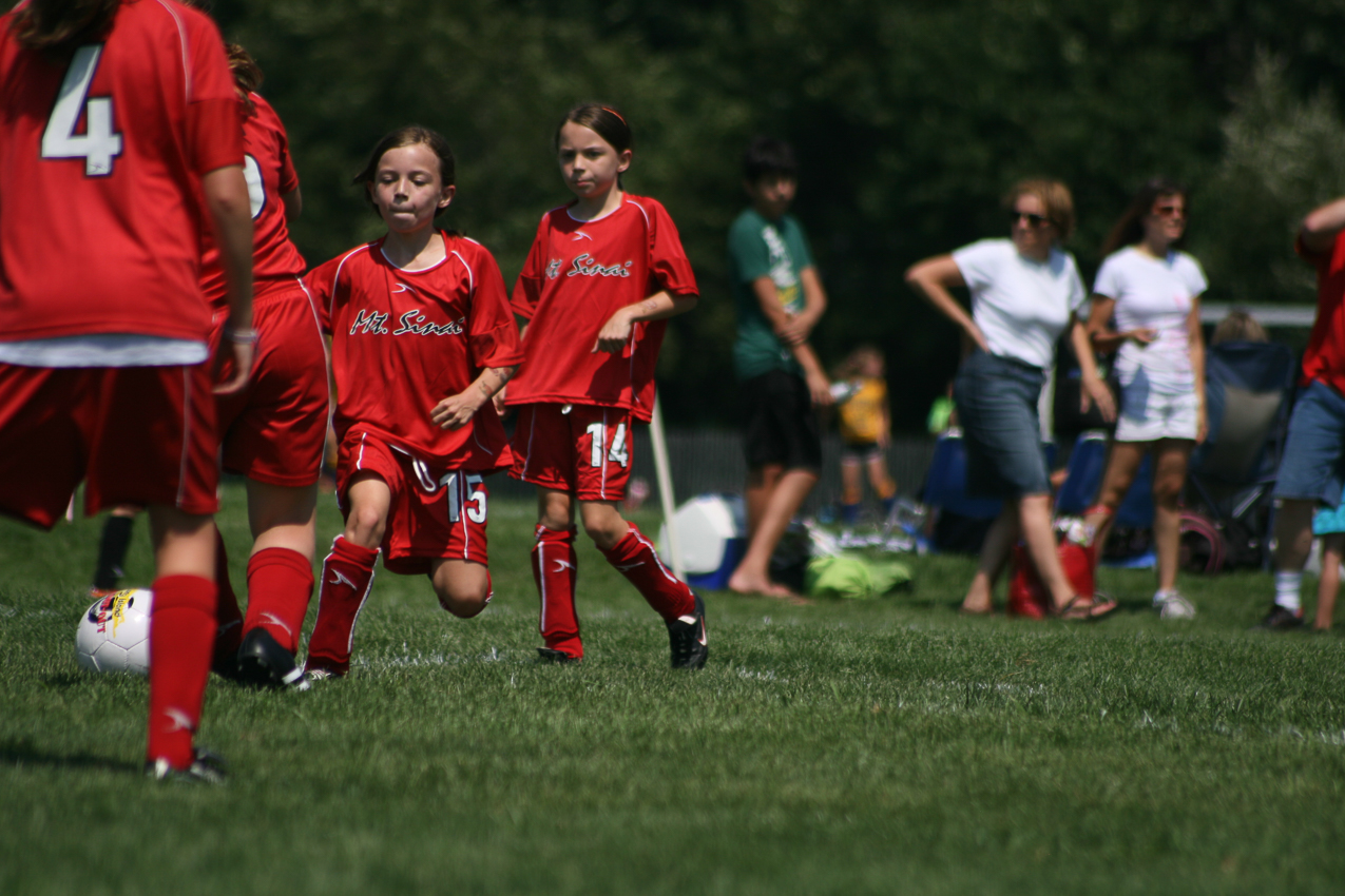 the twins  ~~  mary's tennis and soccer and school buddies.