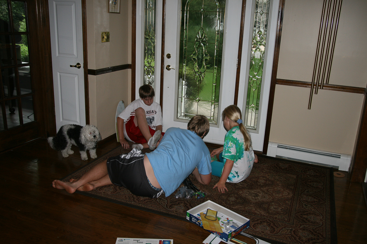 SO bored, playing board games........  ~~  and reading books!!!!!!