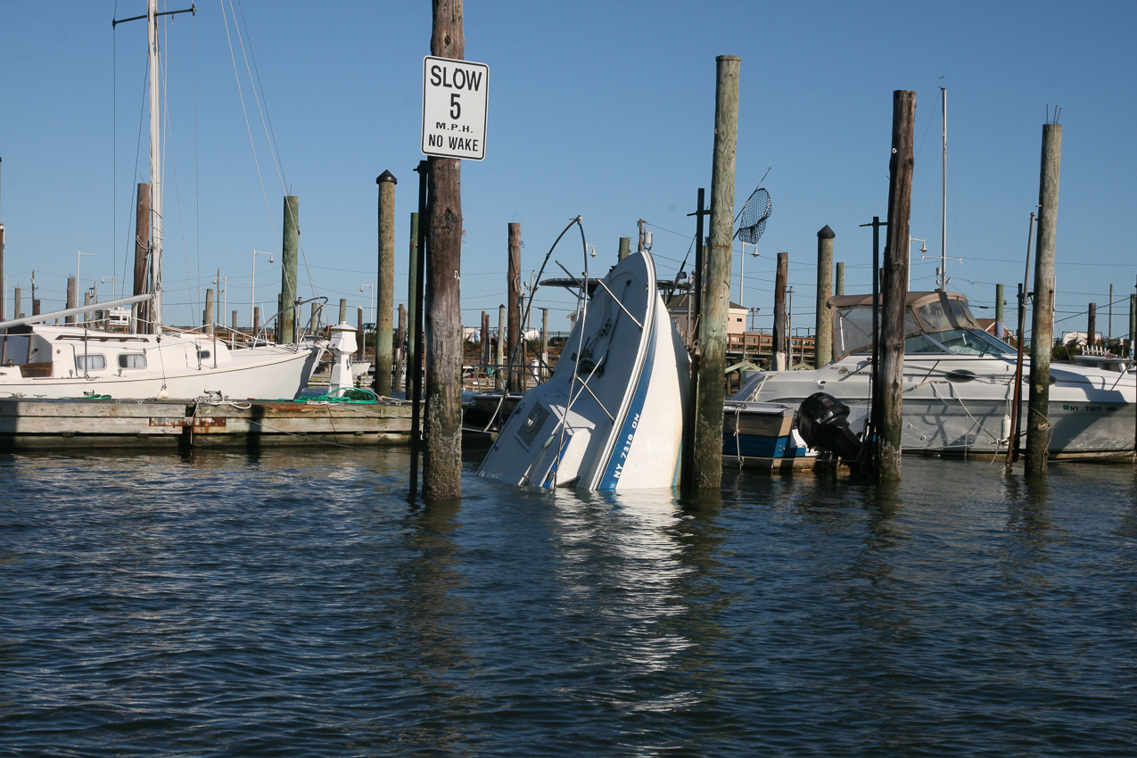 only big causalty out of hundreds of boats in our marina.  ~~  