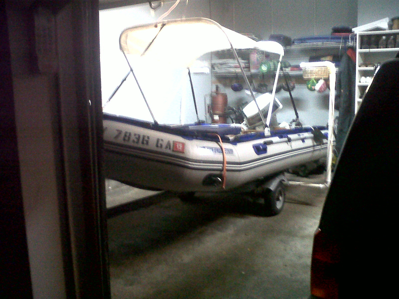 While Gret was in FLA, PA, NC etc. i found a good use for her side of the garage.  ~~  