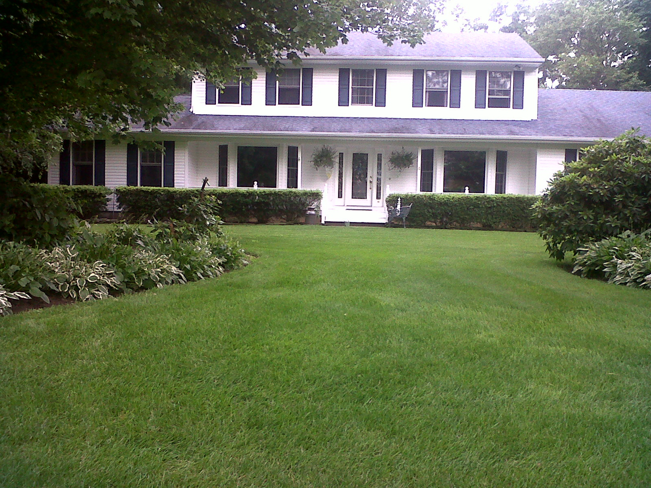 Yardwork at the shack is paying off  ~~  might need to try a gap wedge on the front lawn - just because!