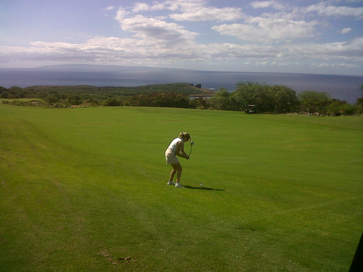 Gret out on the Challenge Golf Course  ~~  