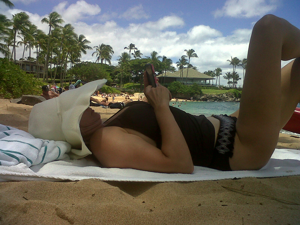 Checking up on the kids?  ~~  