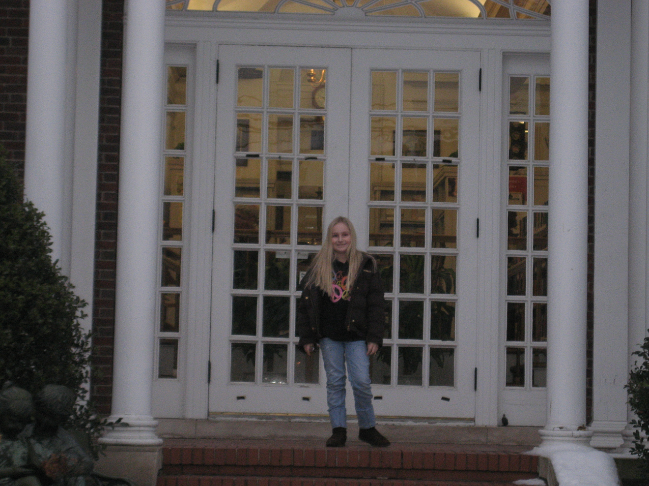 Mary  ~~  At the Port Jeff library, she is a regular and is a very active reader!