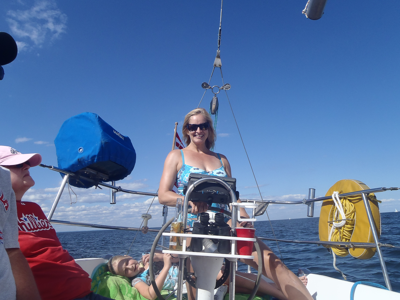 The Admiral at the helm  ~~  