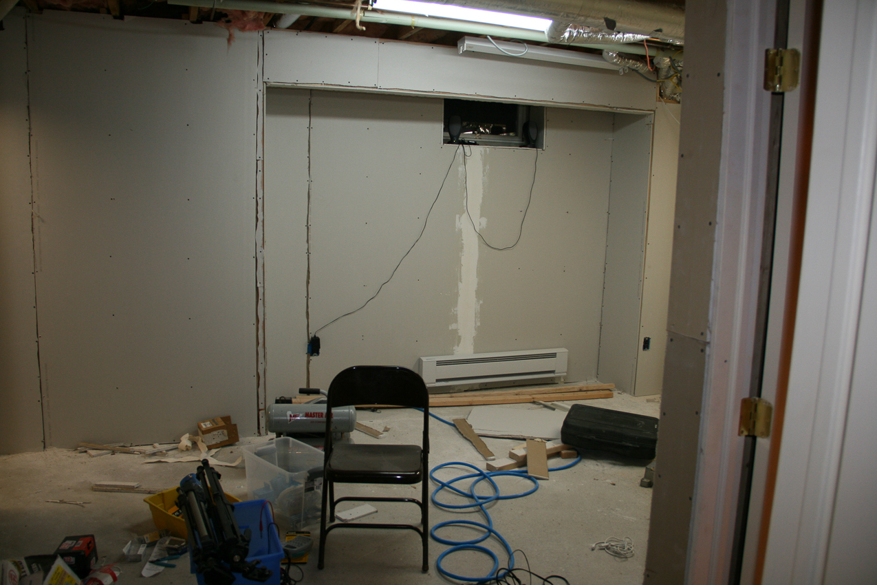 Dan's New bedroom  ~~  A little slow going, but making progress.