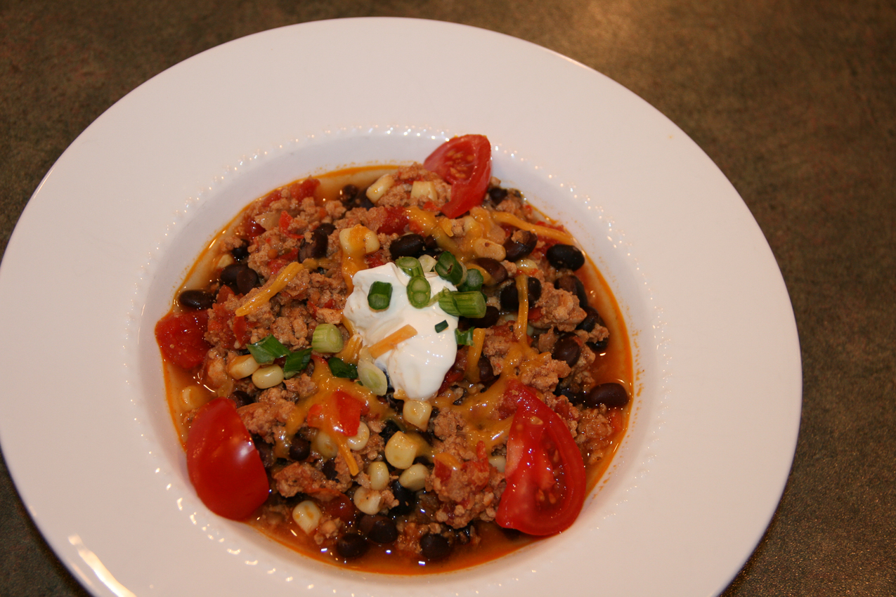 Halthy Food Entry for the HDS Get Fit program  ~~  Turketyy Chile a la Gretchen