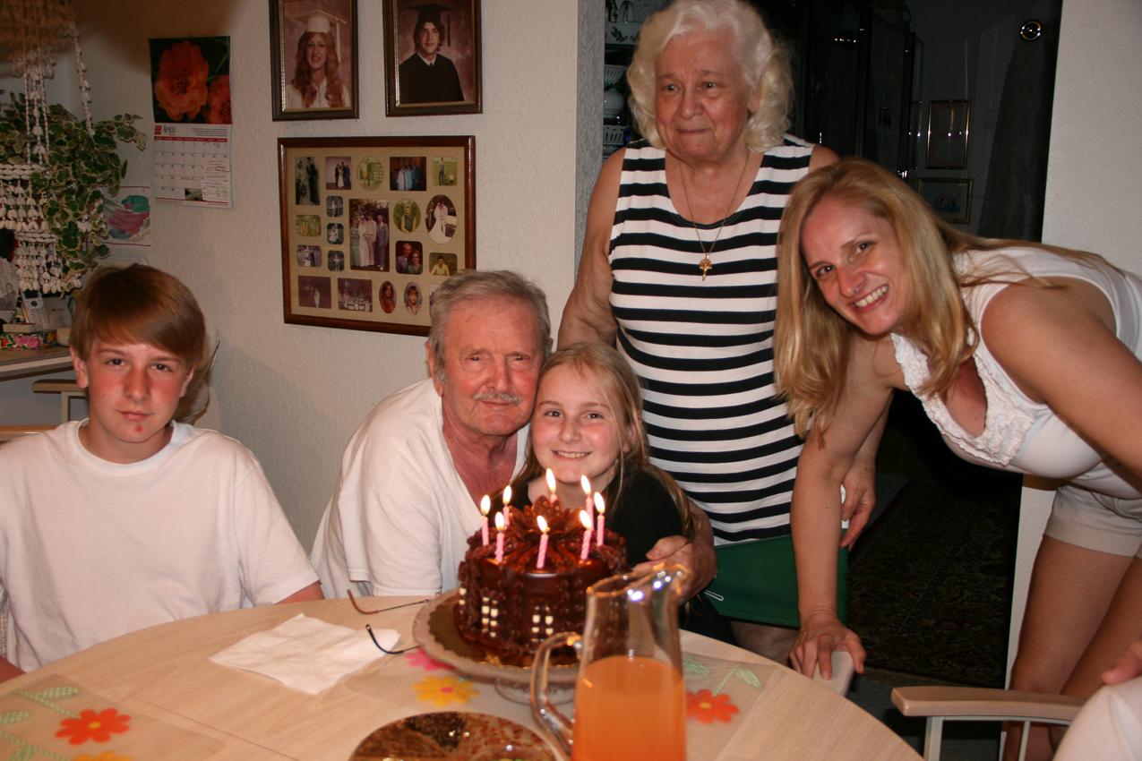Double B-day celebration.  ~~  Pop=pop and Mary are in April.