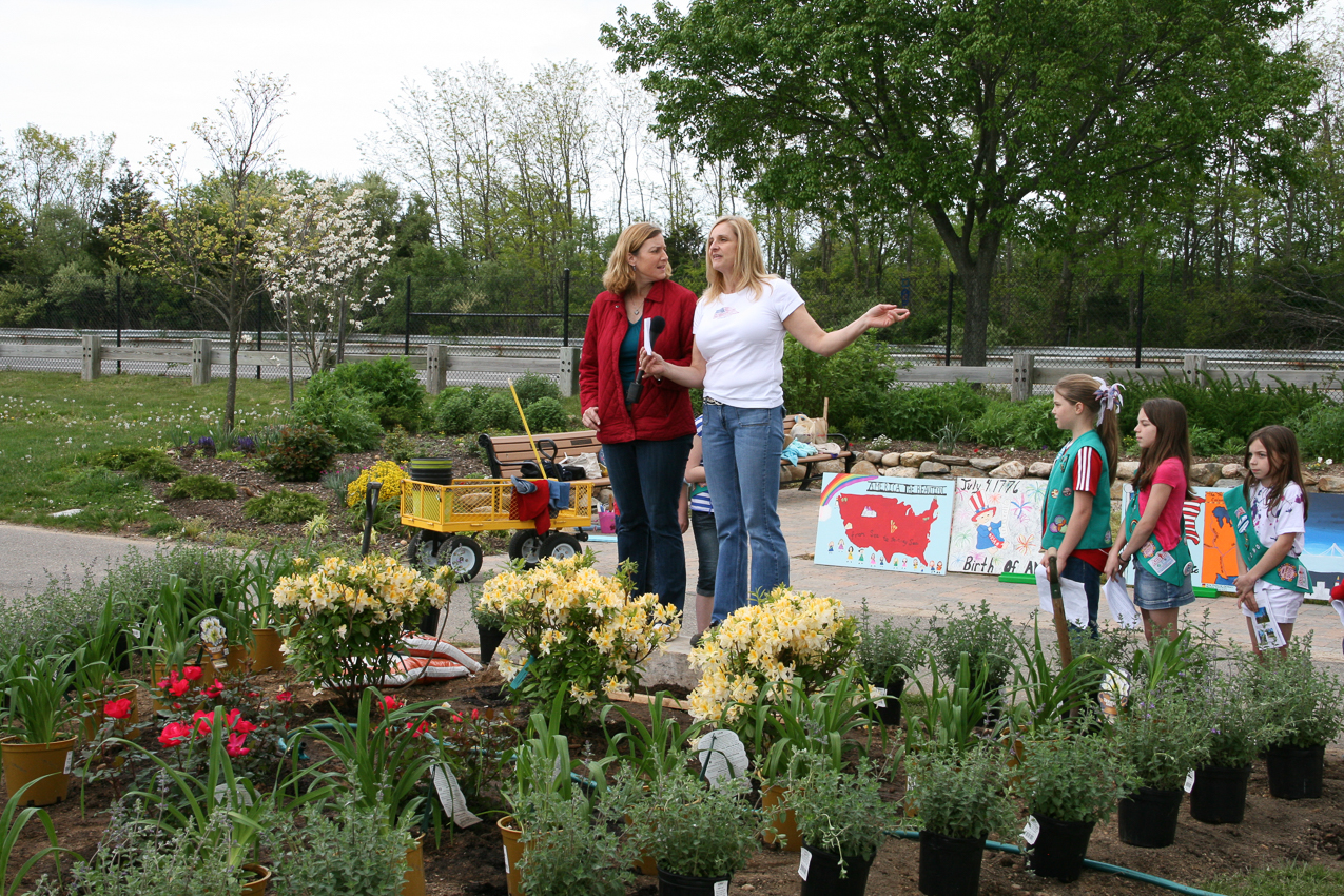 Heritage Park Girls Scout work  ~~  on cable TV and dedication by the troop.