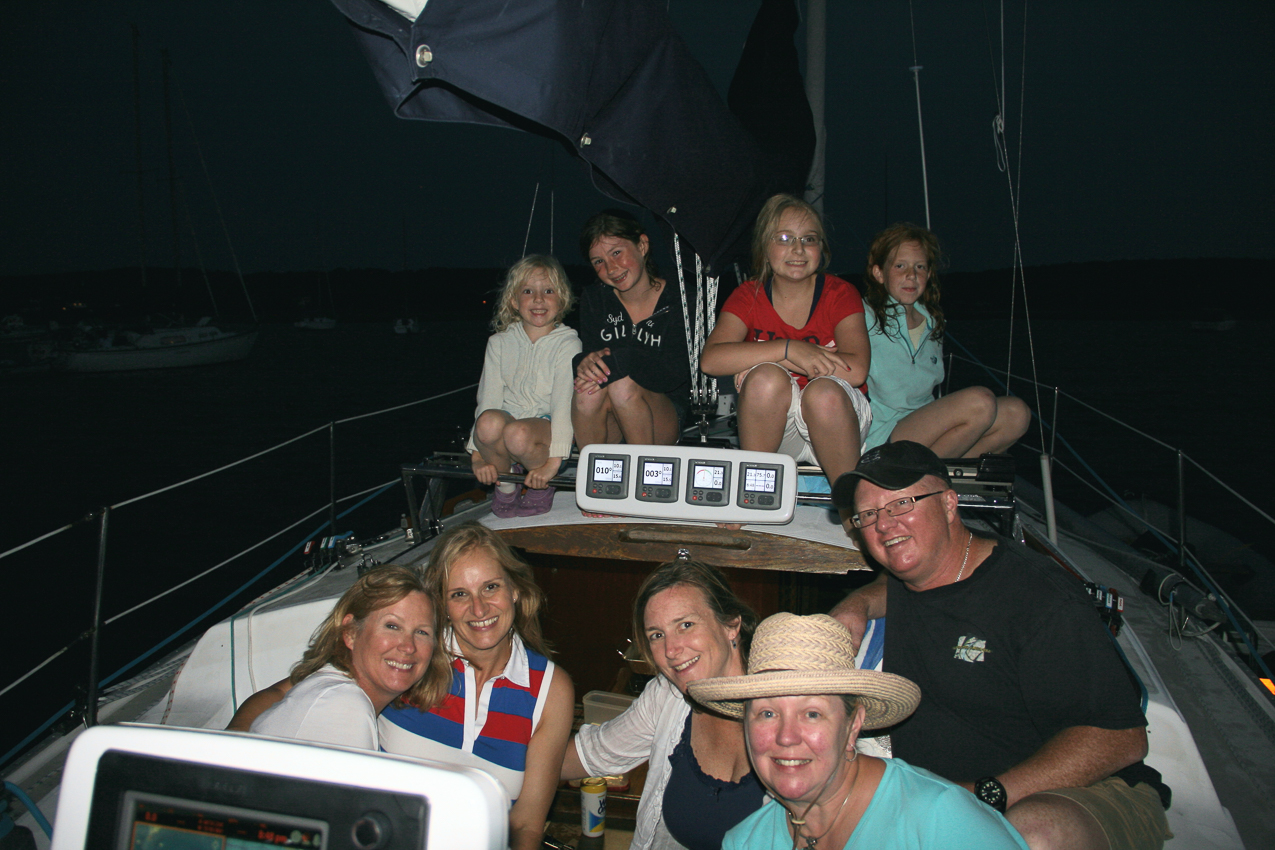 July 4th out on the water fireworks!  ~~  
