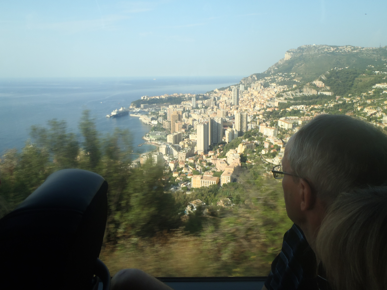 Went to Italy for the day. Monaco view from France actually.  ~~  a little shopping excursion