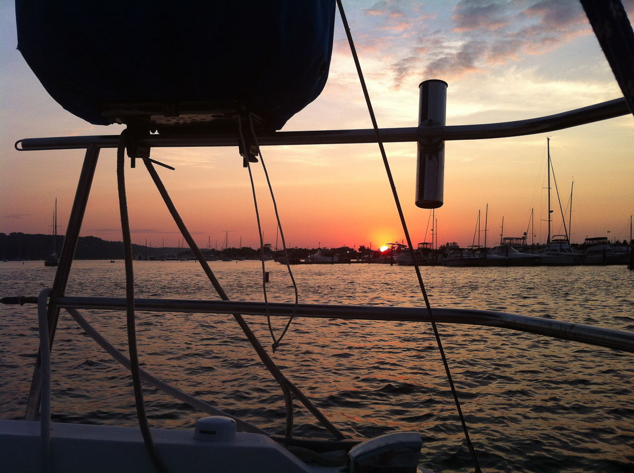 Mt. Sinai Harbor - end of a nice day!  ~~  