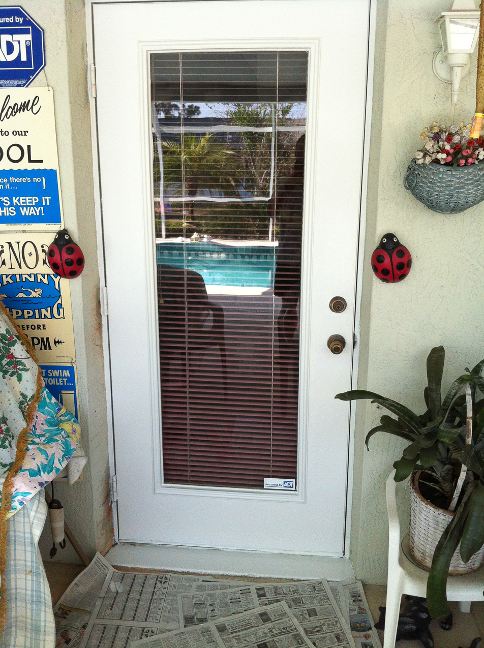 Walter's FLA house door after....  ~~  