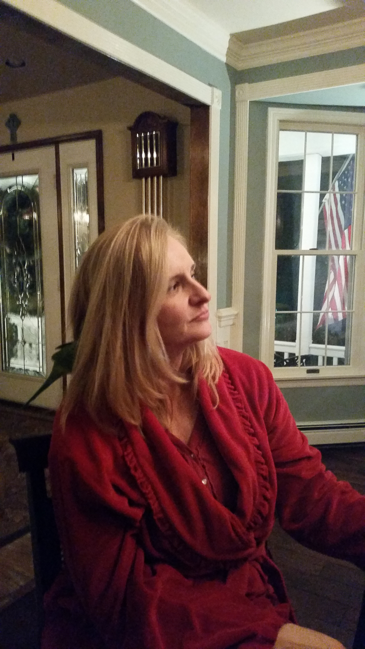 Gretchen looking very pensive  ~~  