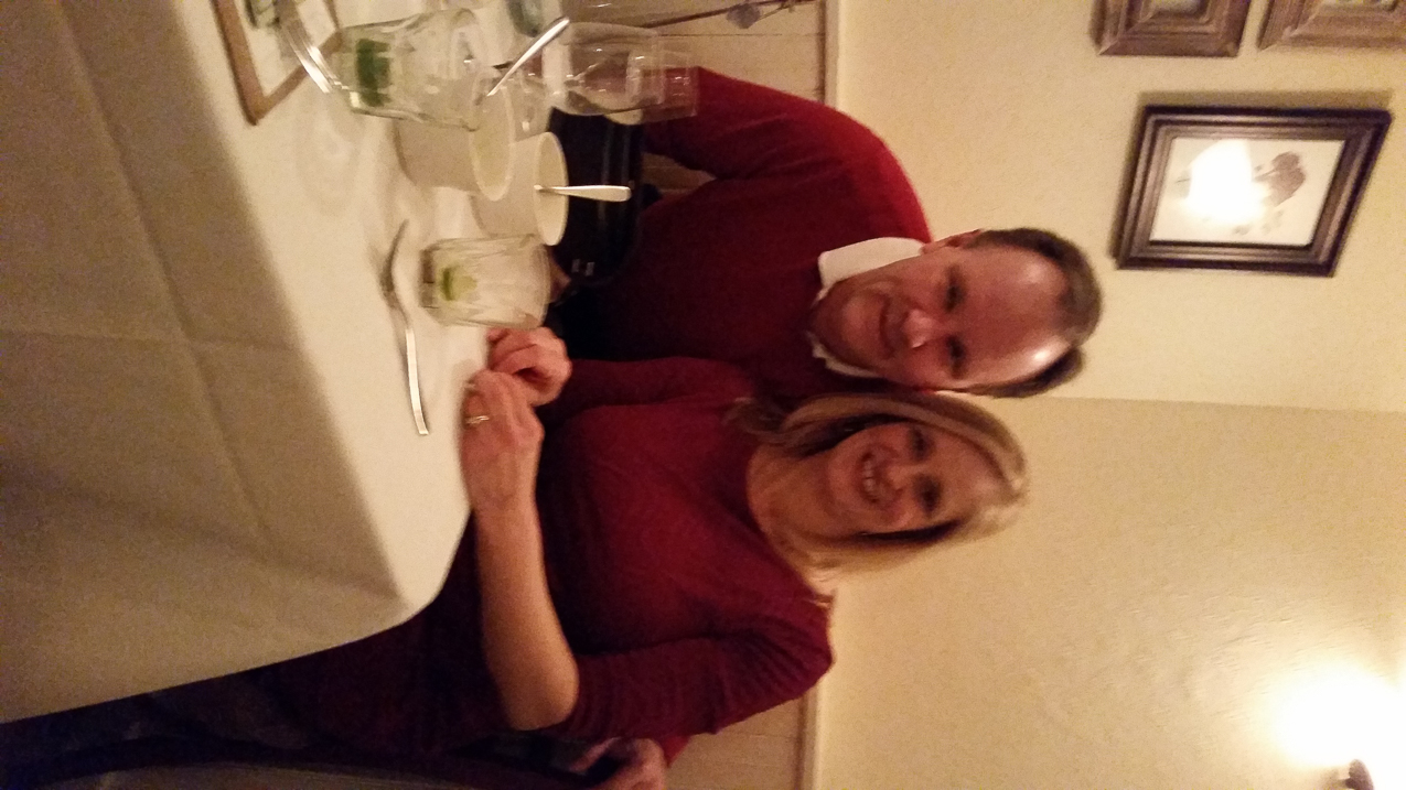 Happy Valentine's Day 2014  ~~  at Orto's in a snowstorm.