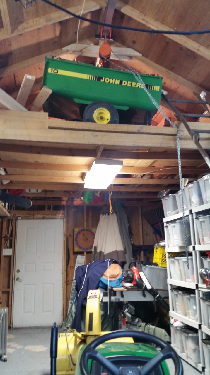New manual 1 ton hoist.     ~~  