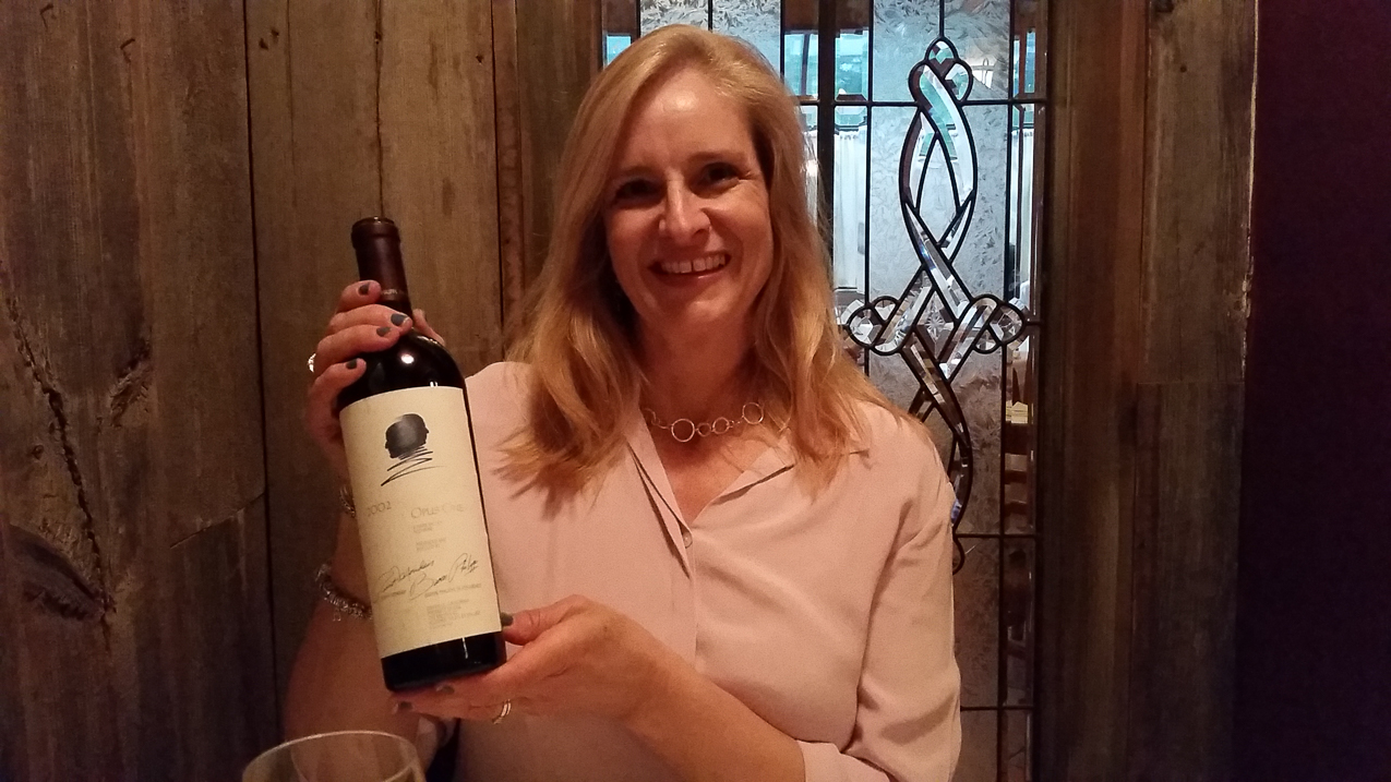 Opus 1 1992   ~~  Vintage wine for a vintage couple from William Haas - thanks Bill!!!