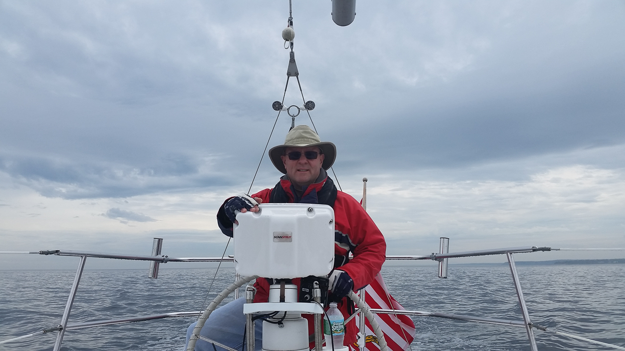 Captain Tom on the Northport Cruise  ~~  