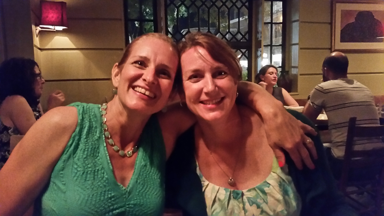 Gret and Tara at Ruvo.  ~~  